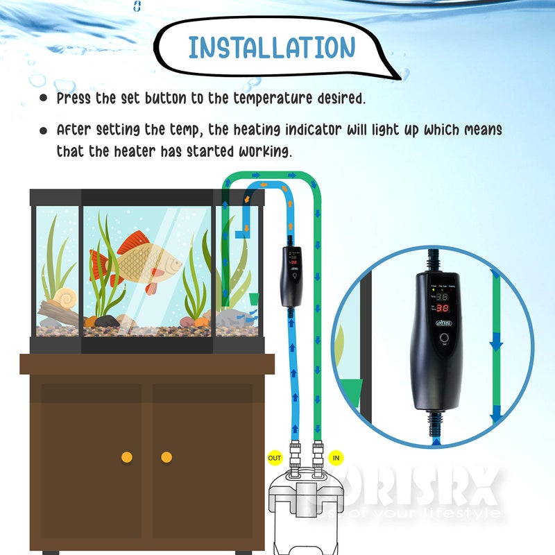 ISTA I-H614 150W Inline External Heater - Image 4